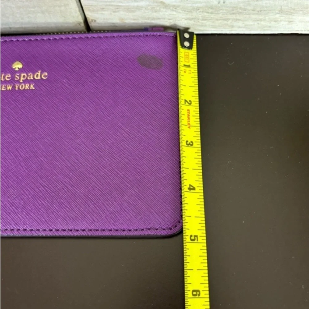 NEW Kate Spade Purple Wristlet, Hard to Find Color, NWT Great Gift - Picture 6 of 7